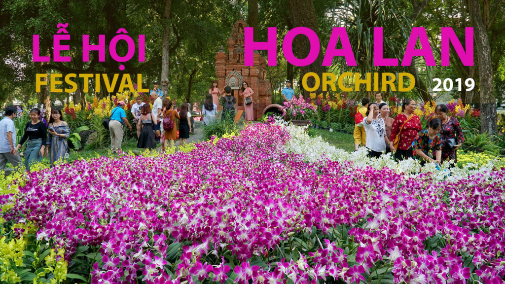 Lễ hội hoa lan ở công viên Tao Đàn
